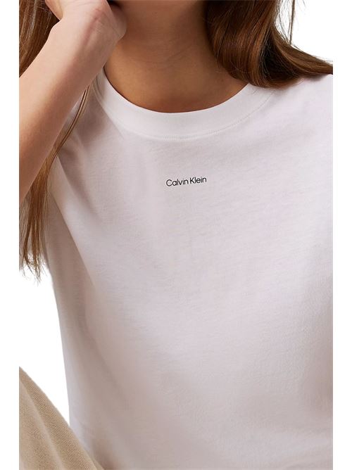 T-shirt regular bianca Calvin Klein | K20K207519YAF